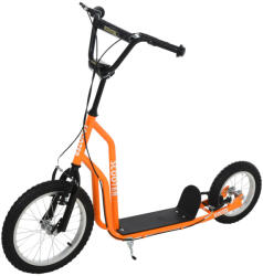 HomCom Gyerek roller, kick roller, city roller, kickboard pneumatikus gumikkal, narancssárga (371-014OG)