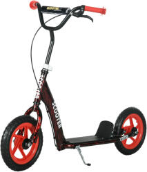 AIYAPLAY gyerek roller, állítható magasságú roller gyerekeknek, fékkel, acél, műanyag, piros (371-048V00RD)