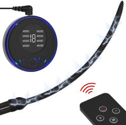 ElectroPlayer Elektro Stimuláló Szexjáték Rugalmas, Bordázott 18 cm USB töltés