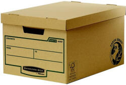 Fellowes Archiválókonténer, karton, nagy, BANKERS BOX® EARTH SERIES by FELLOWES® (IFW44707) (4470701)