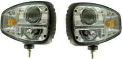 AVC Premium Full LED Munkagép & Traktor Fényszóró Pár (JCB típus) - 12/24V, E-Jelzéssel (50542)