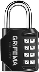 GRIFEMA Cifru de siguranta GRIFEMA 4 cifre, rezistent la intemperii, din zinc, negru (GA1001-1)
