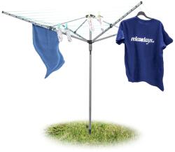 Relaxdays Stativ pentru rufe Relaxdays 49 m, 4 laturi, stabil, argintiu (10018372)