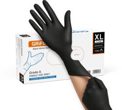 GRIFEMA Manusi de unica folosinta GRIFEMA, 100 bucati, Nitril, Negru, Marime XL (GH40XL)