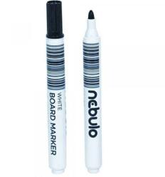 Nebulo Táblamarker NEBULO kerek fekete (WBM/TM-WB568-BLACK) - pepita