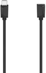 Hama USB 3.0 Type C Hosszabbító Fekete 50cm 200782 (200782)