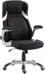 Vinsetto ergonomikus vászon irodai szék deréktámasszal, 68 x 76 x 117 cm, fekete