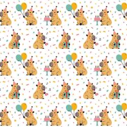Cardex Szülinapi capybara mintás csomagolópapír 100x70cm (53408)