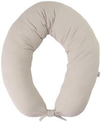 BabyMatex BabyMatex, Moon Muslin, perna de pozitionare, 260 cm, ecru