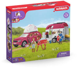 Schleich Schleich, Horse Club, Aventura cu masina si remorca pentru cal, set, 42535 Figurina