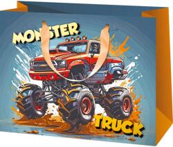 Cardex Monster Truck mintás exkluzív nagy ajándéktáska 26x13x33cm (48996)