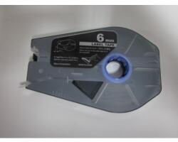 Compatibil Bandă autoadezivă compatibilă pentru Canon M-1 Std/M-1 Pro, 6 mm x 30 m, în casetă, argintiu (PT1106S)