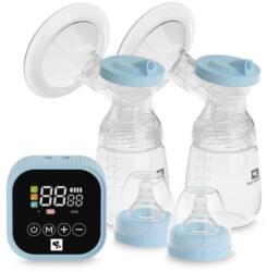 Lorelli Pompa de san electrica dubla, Lorelli Eva, 4 moduri de operare, 2 sesiuni simultan, functie masaj, 9 niveluri de aspiratie, 180 ml x 2, Blue