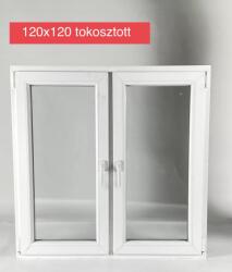  120×120 cm TOKOSZTOTT bukó-nyíló ablak 2 rétegű
