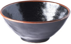 Made in Japan Bol ceramică TENMOKKU 20 cm, 800 ml, negru, ceramică, MIJ (MIJC2451) Castron