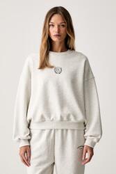 Le Privé melegítőfelső női pamut VARSITY CREWNECK - szürke M/L