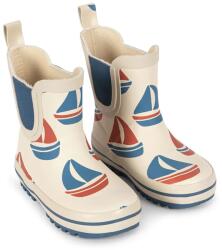 Konges Sløjd gyerek gumicsizma ROI PRINTED RAIN BOOT - bézs 28