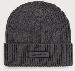 Calvin Klein sapka férfi pamut - szürke Univerzális méret - answear - 15 190 Ft