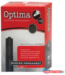 Optima Alkoholos marker OPTIMA kerek fekete