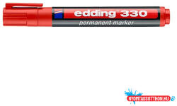 edding Alkoholos marker EDDING 330 vágott piros
