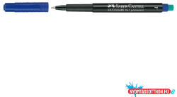 Faber-Castell Alkoholos marker FABER-CASTELL Multimark 1513 F 0, 6 mm kék