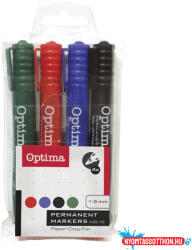 Optima Alkoholos marker OPTIMA kerek 4 darabos