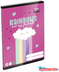 LIZZY Füzet kockás LIZZYSULI A/5 32 lapos 27-32 Lollipop Rainbow