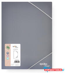 Spoko Füzetbox SPOKO ReLeaf PP A/4 30 mm SoftTouch szürke