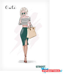 STREET Füzet sima STREET A/4 54 lapos Cute