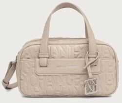 Armani Exchange baguette táska női műbőr - bézs Univerzális méret