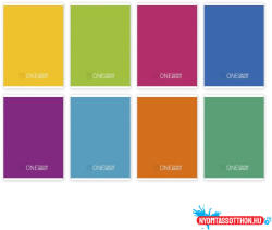 Cool School Füzet kockás One Colour Bright A/4 87-32 vegyes színek - nyomtassotthon