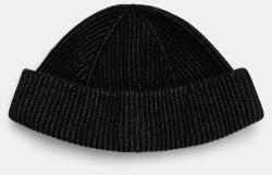 Marc O'Polo beanie férfi gyapjú hozzáadásával - fekete Univerzális méret - answear - 22 990 Ft