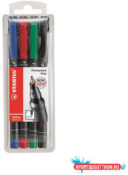 STABILO Alkoholos marker STABILO 842 F 4 darabos