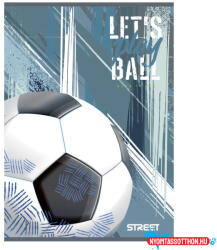 STREET Füzet sima STREET A/4 54 lapos Football