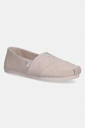 Toms espadrille lapos sarkú női ALPARGATA CLASSIC - bézs Női 36.5