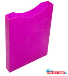 KARTON P+P Füzetbox OXY PP A/4 nyitott neon pink