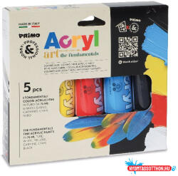 Primo Akrilfesték készlet PRIMO 5x75 ml