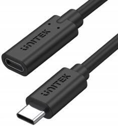 Unitek Hosszabbító kábel Unitek C14086BK Usb-c 10Gbps 4K Pd 100W 50cm (C14086BK)