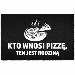 TabPrint Lábtörlő Bejárati Kókusz 40X60 Nyomtatott Fekete Divatos Ajándék Dekoráció (WYCIERACZKA NADRUK HIT MODNA MONOCHROM CZARNA)