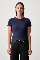 Scotch & Soda crop top női pamut elasztánnal - sötétkék M