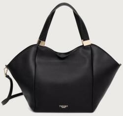 TWINSET női műbőr vászontáska - fekete Univerzális méret - answear - 77 990 Ft