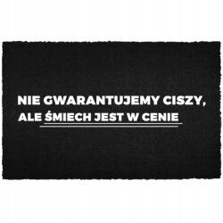 TabPrint Lábtörlő Bejárati Kókusz 40X60 Ajándék Dekoráció Divatos Nyomtatás Fekete (WYCIERACZKA TRWAŁA CZARNA MODNA NADRUK STYL)