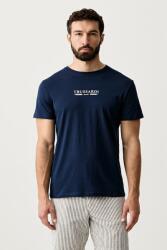 Trussardi t-shirt férfi pamut - sötétkék S