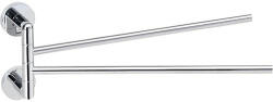 Bemeta Obla 2 ágú fali forgatható törölközőtartó 445x163 mm, króm 165204102 (165204102)