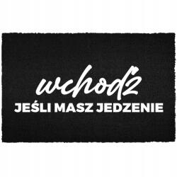 TabPrint Lábtörlő Bemeneti Padló Fekete Kókusz Humorral Van Ételed (WYCIERACZKA CZARNA KOKOSOWA MASZ JEDZENIE)