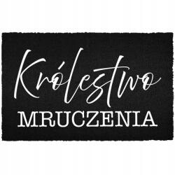 TabPrint Lábtörlő Bemeneti Padló Fekete Kókusz Humor Doromboló Birodalom (CZARNA KOKOSOWA KRÓLESTWO MRUCZENIA)