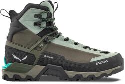 Salewa Дамски алпийски обувки Salewa Women's MTN Trainer 3 Tech Mid GTX Mountaineering boots - Shadow / Faded Green - размер 38, 5 (EU) (120-0191-0216)