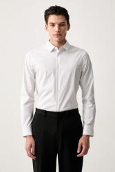 Calvin Klein férfi ing pamut elasztánnal - fehér M - answear - 35 990 Ft