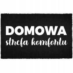 TabPrint Lábtörlő Bemeneti Padló Fekete Kókusz Humorral Komfort Zóna (WYCIERACZKA CZARNA KOKOSOWA STREFA KOMFORTU)