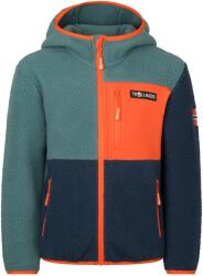 TROLLKIDS Детско поларено яке Trollkids Kid's Aurlandsfjord Jacket Fleece jacket - Stormy Blue / Mystic Blue / Flame Orange - размер 110 (EU) (703-3292-0814)